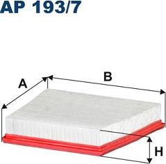 Filtron AP 193/7 - Gaisa filtrs ps1.lv