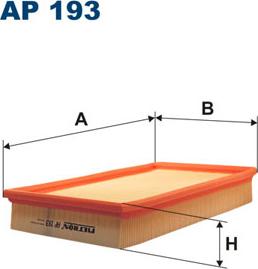 Filtron AP193 - Gaisa filtrs ps1.lv