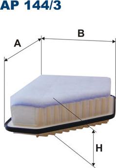 Filtron AP144/3 - Gaisa filtrs ps1.lv