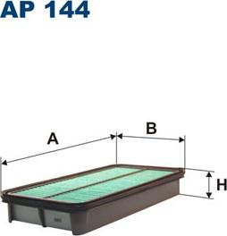 Filtron AP144 - Gaisa filtrs ps1.lv