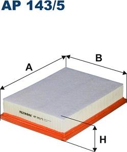 Filtron AP143/5 - Gaisa filtrs ps1.lv