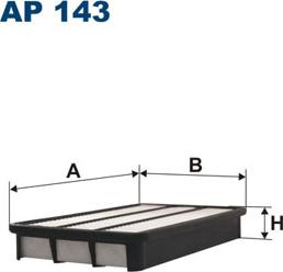 Filtron AP143 - Gaisa filtrs ps1.lv