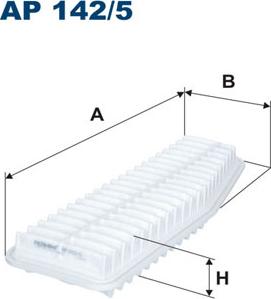 Filtron AP142/5 - Gaisa filtrs ps1.lv