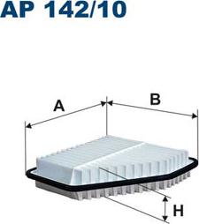 Filtron AP142/10 - Gaisa filtrs ps1.lv