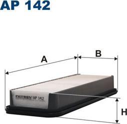 Filtron AP142 - Gaisa filtrs ps1.lv