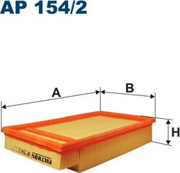 Filtron AP154/2 - Gaisa filtrs ps1.lv