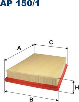 Filtron AP150/1 - Gaisa filtrs ps1.lv