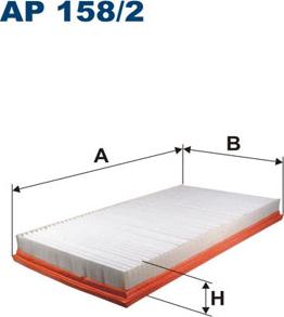 Filtron AP158/2 - Gaisa filtrs ps1.lv
