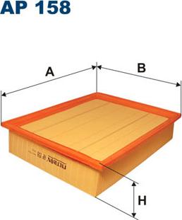 Filtron AP158 - Gaisa filtrs ps1.lv