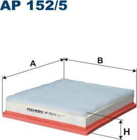 Filtron AP152/5 - Gaisa filtrs ps1.lv