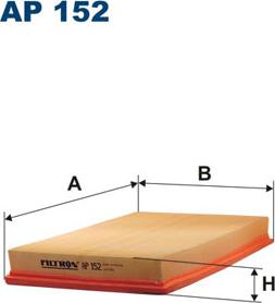 Filtron AP152 - Gaisa filtrs ps1.lv