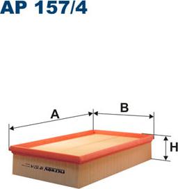 Filtron AP157/4 - Gaisa filtrs ps1.lv