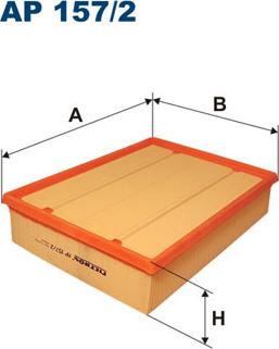 Filtron AP157/2 - Gaisa filtrs ps1.lv