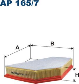 Filtron AP165/7 - Gaisa filtrs ps1.lv