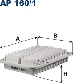 Filtron AP160/1 - Gaisa filtrs ps1.lv