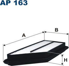 Filtron AP163 - Gaisa filtrs ps1.lv