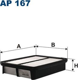 Filtron AP167 - Gaisa filtrs ps1.lv