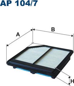 Filtron AP104/7 - Gaisa filtrs ps1.lv