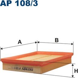 Filtron AP108/3 - Gaisa filtrs ps1.lv