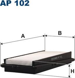 Filtron AP102 - Gaisa filtrs ps1.lv