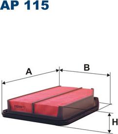 Filtron AP115 - Gaisa filtrs ps1.lv