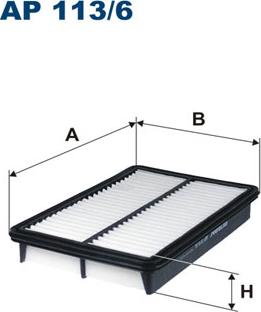 Filtron AP113/6 - Gaisa filtrs ps1.lv