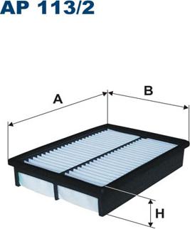 Filtron AP113/2 - Gaisa filtrs ps1.lv