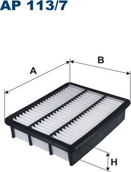 Filtron AP113/7 - Gaisa filtrs ps1.lv