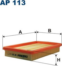 Filtron AP113 - Gaisa filtrs ps1.lv