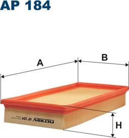 Filtron AP184 - Gaisa filtrs ps1.lv