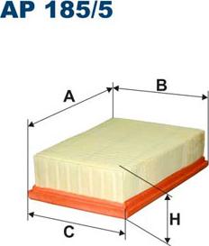 Filtron AP185/5 - Gaisa filtrs ps1.lv