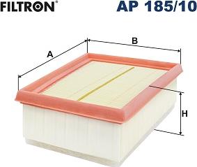 Filtron AP 185/10 - Gaisa filtrs ps1.lv