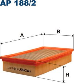 Filtron AP188/2 - Gaisa filtrs ps1.lv