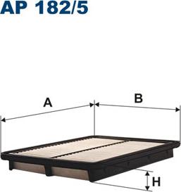 Filtron AP182/5 - Gaisa filtrs ps1.lv