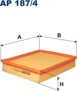 Filtron AP187/4 - Gaisa filtrs ps1.lv