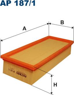 Filtron AP187/1 - Gaisa filtrs ps1.lv