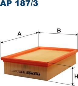 Filtron AP187/3 - Gaisa filtrs ps1.lv
