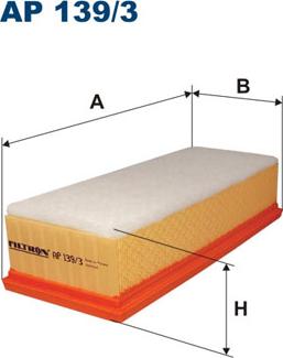 Filtron AP139/3 - Gaisa filtrs ps1.lv