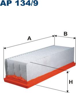 Filtron AP134/9 - Gaisa filtrs ps1.lv