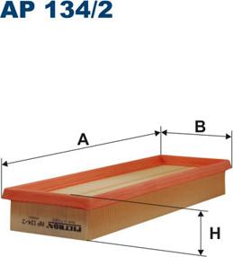 Filtron AP134/2 - Gaisa filtrs ps1.lv