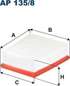 Filtron AP135/8 - Gaisa filtrs ps1.lv