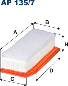 Filtron AP135/7 - Gaisa filtrs ps1.lv