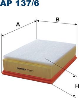 Filtron AP137/6 - Gaisa filtrs ps1.lv