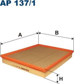 Filtron AP137/1 - Gaisa filtrs ps1.lv