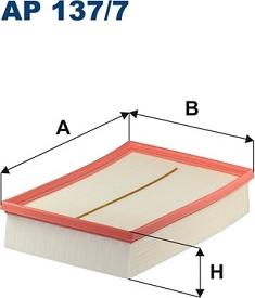 Filtron AP 137/7 - Gaisa filtrs ps1.lv