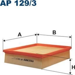 Filtron AP129/3 - Gaisa filtrs ps1.lv