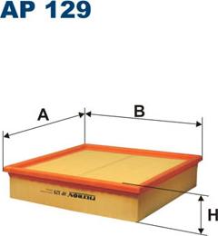 Filtron AP129 - Gaisa filtrs ps1.lv