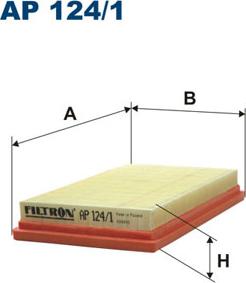 Filtron AP124/1 - Gaisa filtrs ps1.lv