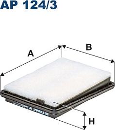 Filtron AP124/3 - Gaisa filtrs ps1.lv