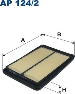 Filtron AP124/2 - Gaisa filtrs ps1.lv